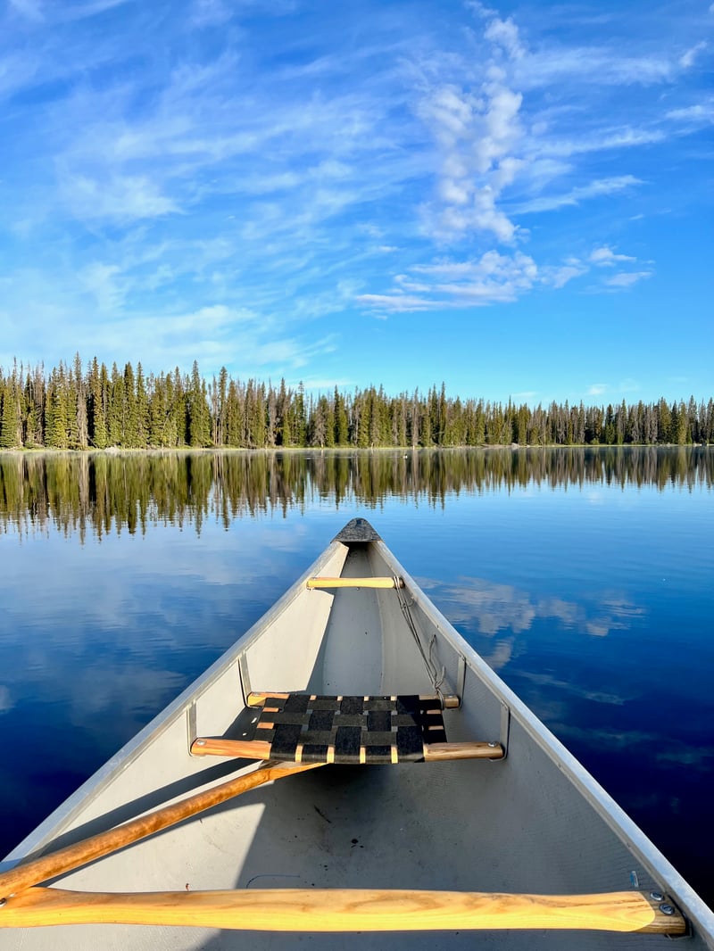 Canoeing on Rouse Lake